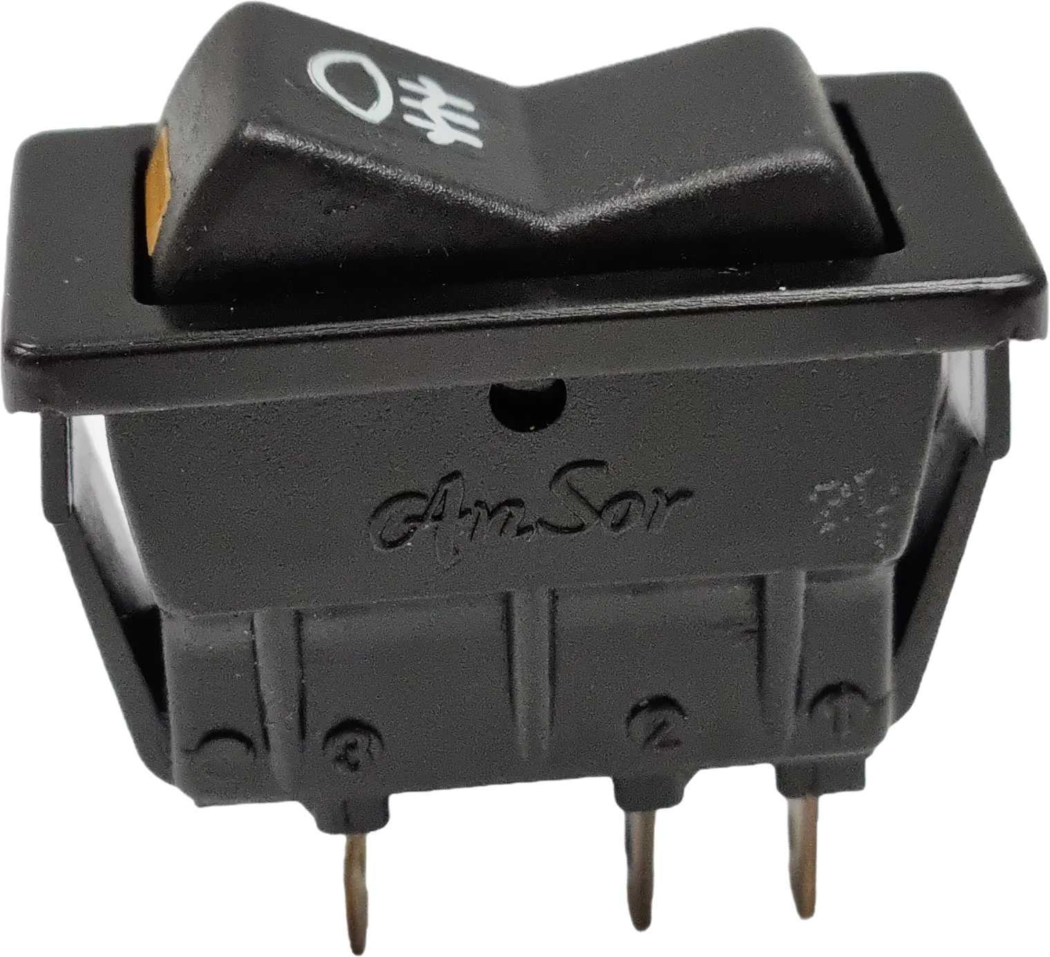 Stable rear fog light switch