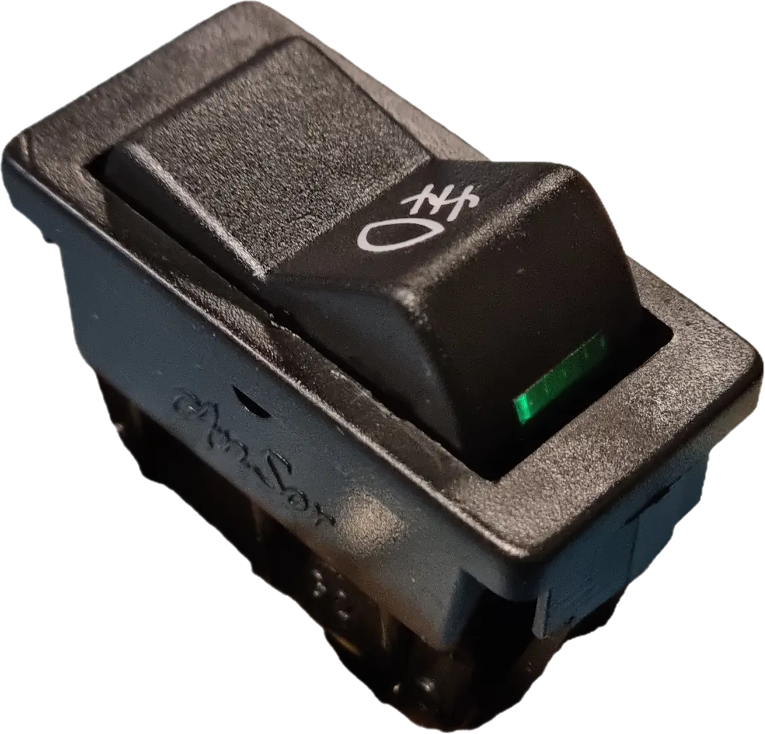 Stable fog light switch